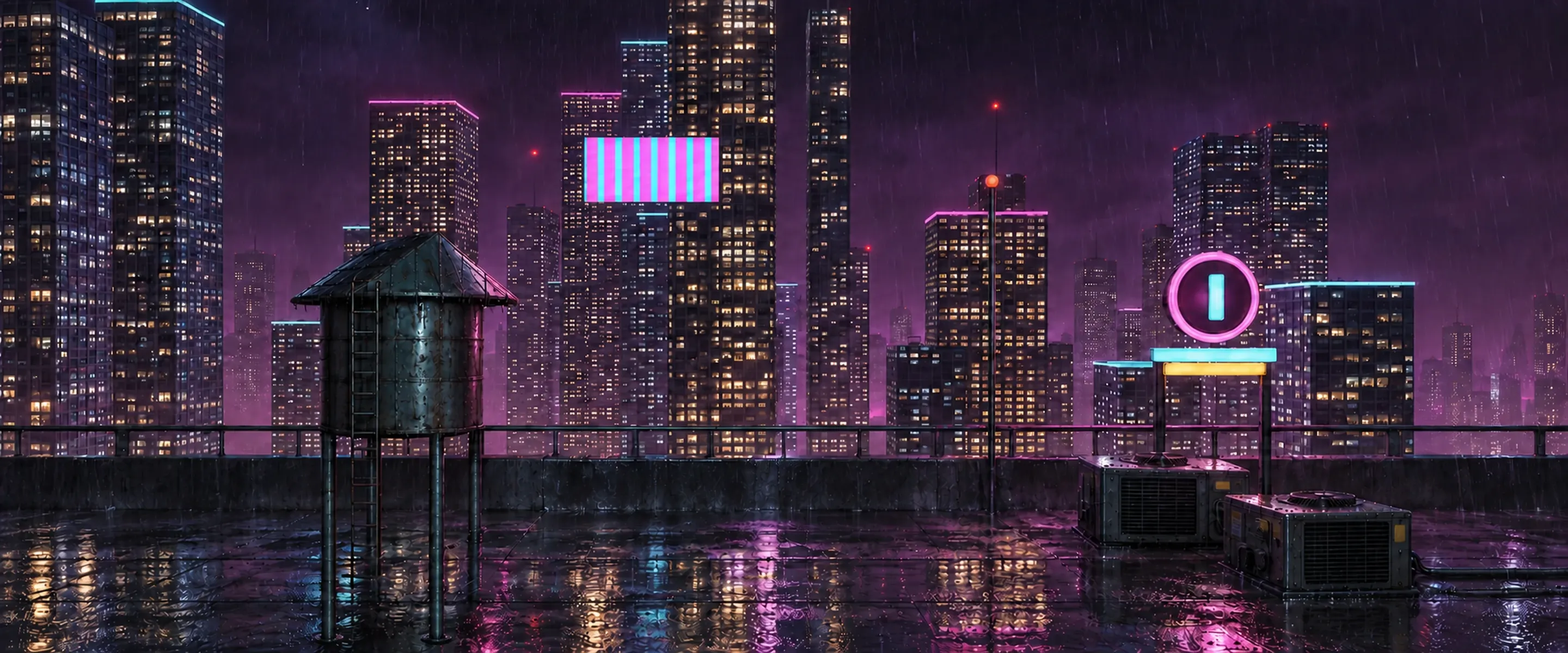 Rooftop, its HD painting
